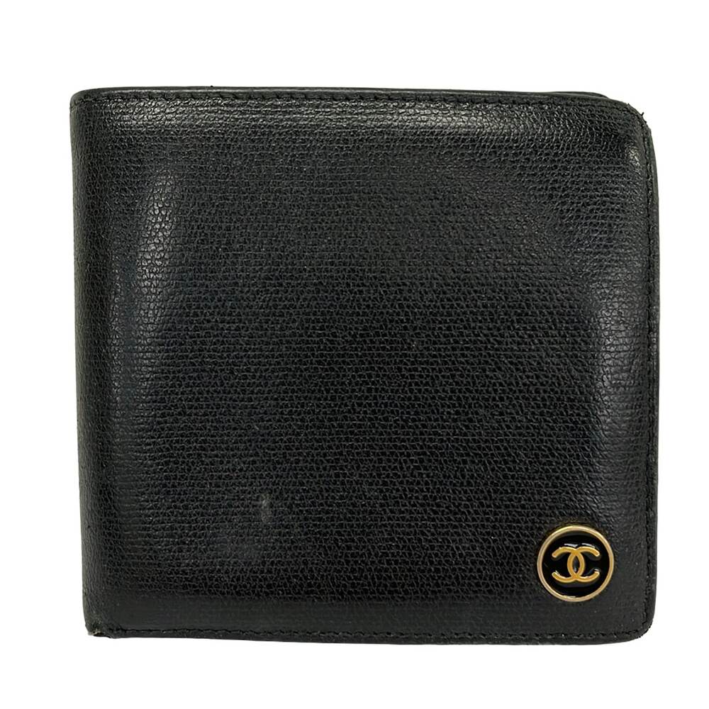Chanel CC Button Bifold Wallet